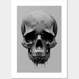 Sci-Fi Fantasy Skull Nº2 Posters and Art